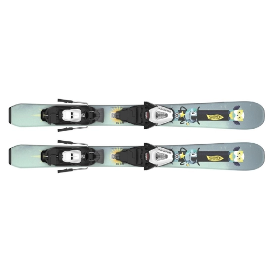 Salomon T1 Jr XS + C5 GW set dětské lyže