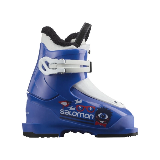 Salomon T1 Race blue/white dětské lyžařské boty