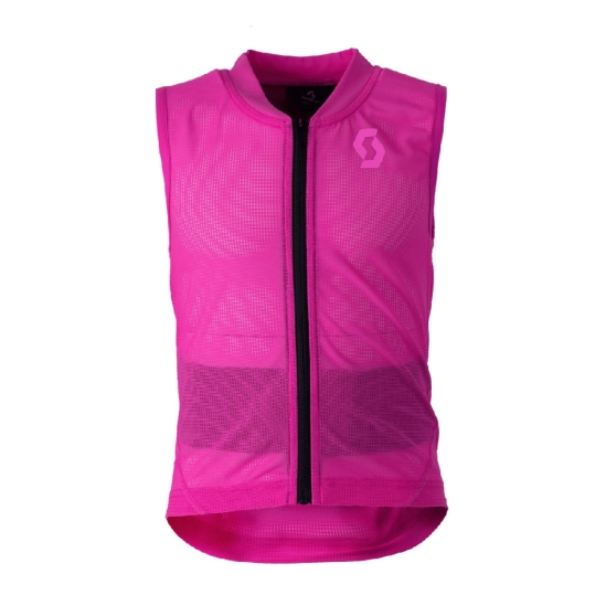 Scott AIRFLEX JR Vest neon pink dětský chránič páteře