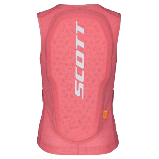Scott Airflow Vest Junior carnation pink/white dětský chránič páteře
