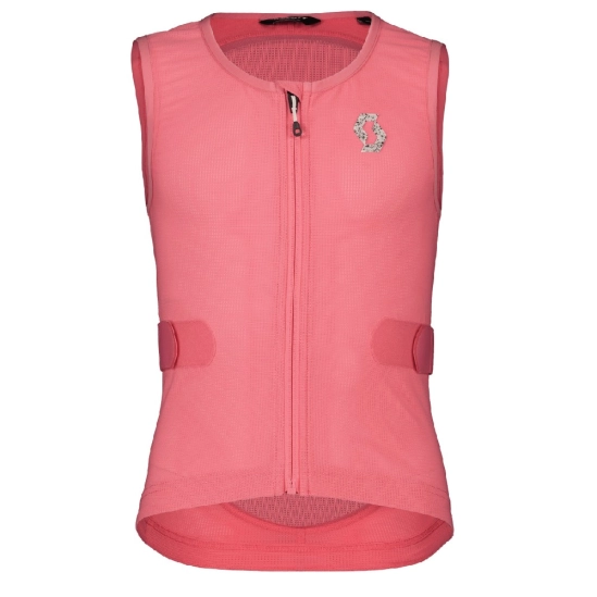 Scott Airflow Vest Junior carnation pink/white dětský chránič páteře