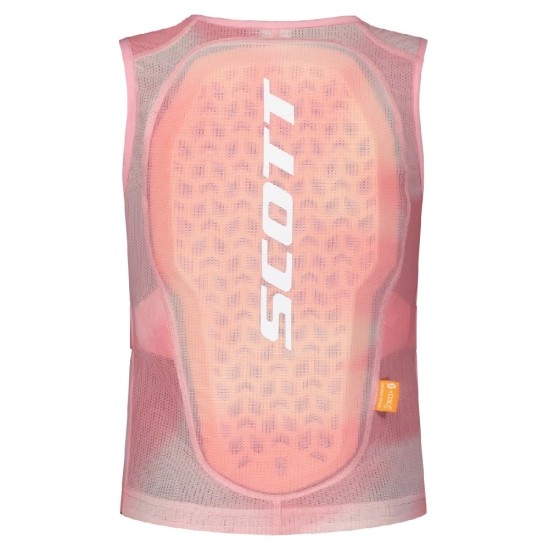 Scott Airflow Vest Junior Paradise pink print dětský chránič páteře
