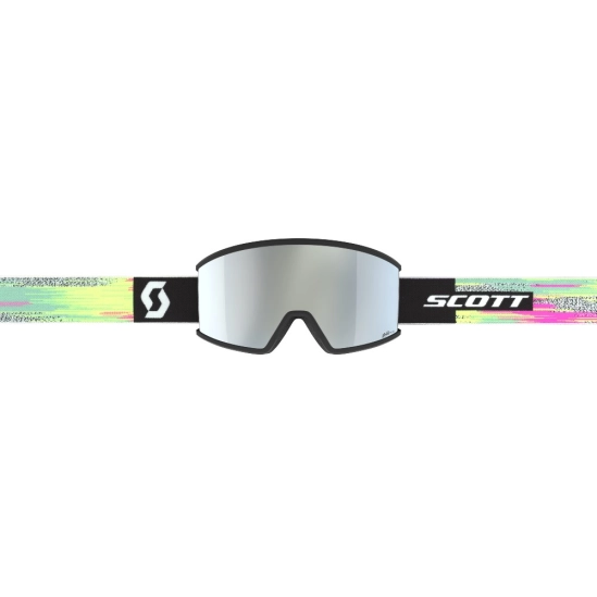 Scott Ambit Compact Black-neon yellow/AMP white chrome S2 brýle