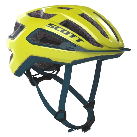 Scott ARX radium yellow cyklistická přilba
