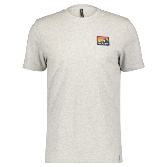 Scott Casual SS Tee Grey melange pánské tričko