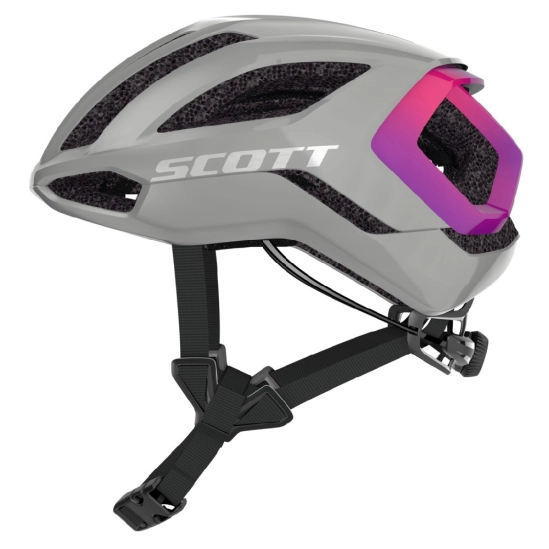 Scott Centric Plus narwal grey/fade purple cyklistická helma