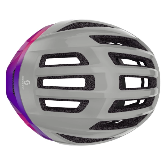 Scott Centric Plus narwal grey/fade purple cyklistická helma