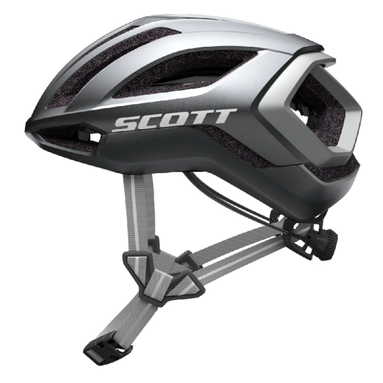 Scott Centric Plus dark silver/reflective grey cyklistická helma