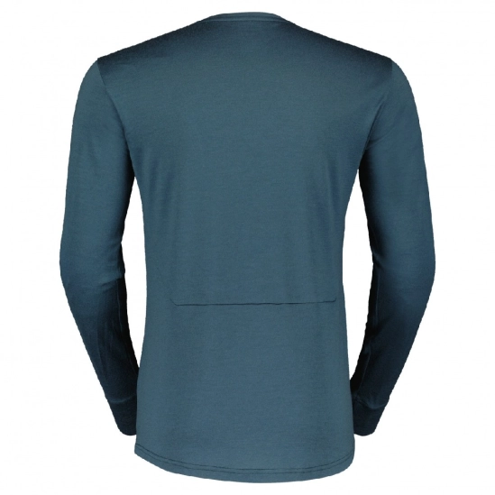 Scott Defined Merino LS aruba green pánské triko