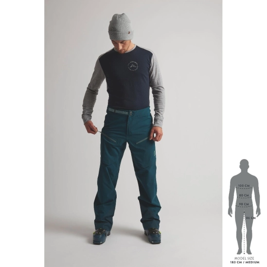 Scott Defined Merino LS dark blue /light grey melange pánské triko