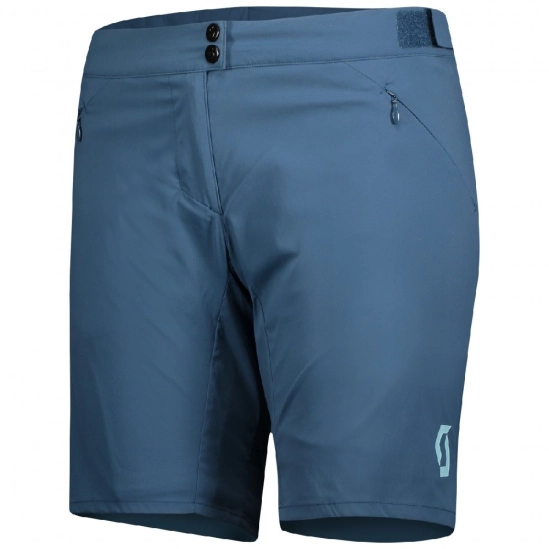 Scott Endurance lunar blue dámské volné šortky s cykl. vložkou