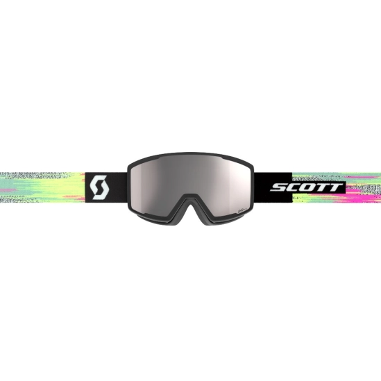 Scott Factor PRO LS black/neon yellow, sklo silver chrome S2 lyžařské brýle