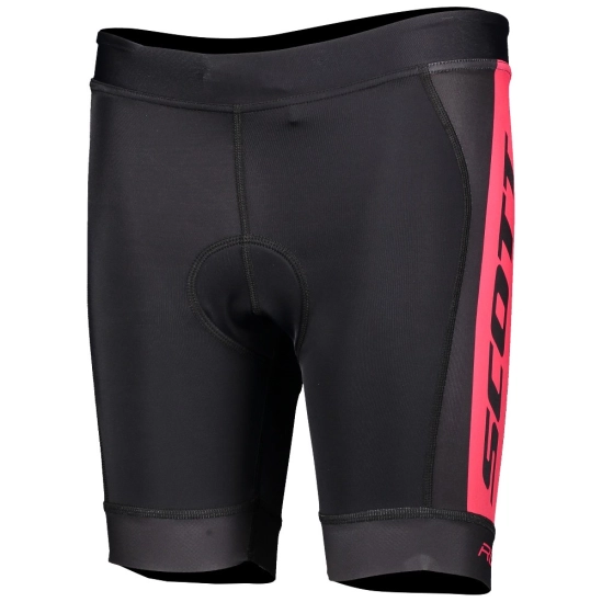 Scott RC Pro JR Shorts black/azalea pink dětské cyklo šortky
