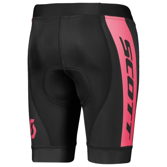Scott RC Pro JR Shorts black/azalea pink dětské cyklo šortky