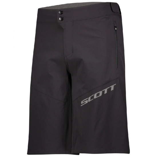 Scott Endurance Black pánské volné šortky s cyklo vložkou