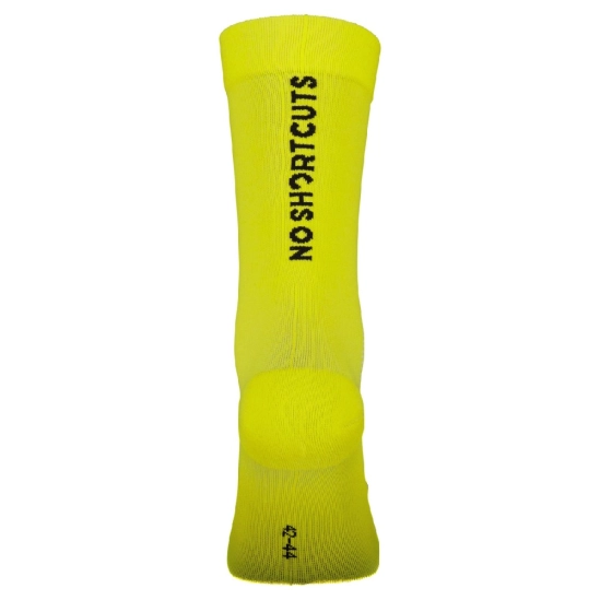Scott Performance No Shortcuts Crew socks sulphur yellow/black ponožky