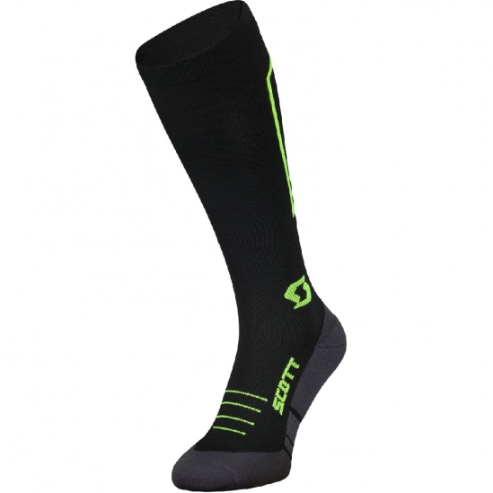 Scott RC Compression black/safety yellow ponožky