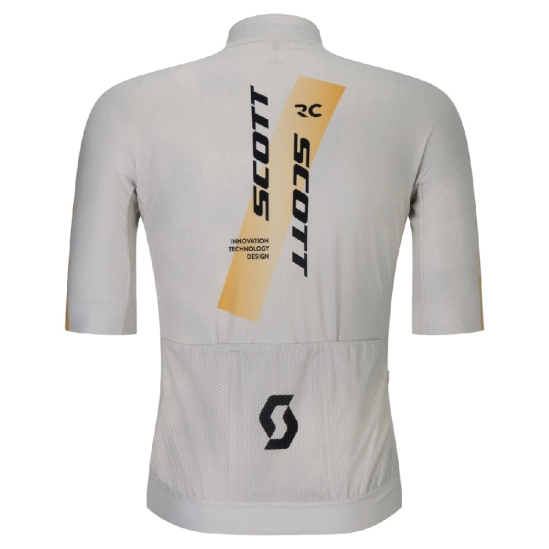 Scott RC Pro SS cotton white/gleam orange pánský dres
