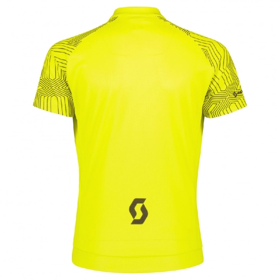 Scott RC Team SS JR sulphur yellow/black dětský cyklo dres