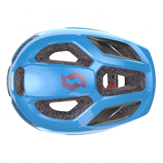 Scott Jr Spunto atlantic blue dětská cyklistická helma