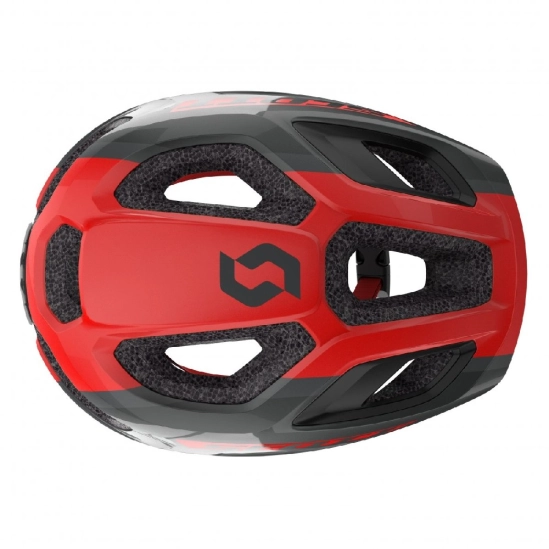 Scott Jr Spunto grey/red RC dětská cyklistická helma