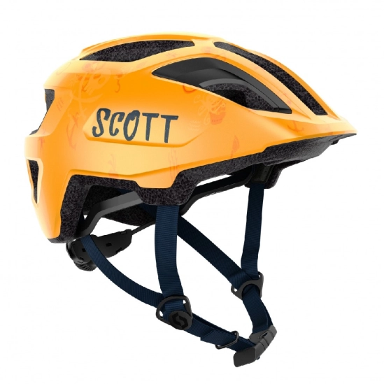 Scott Kid Spunto fire orange dětská cyklistická helma