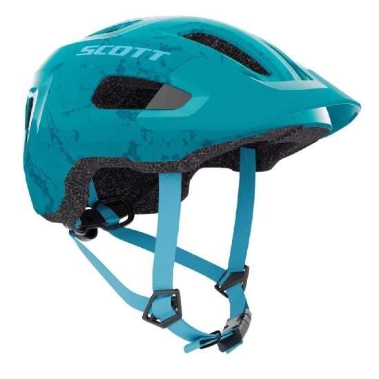 Scott Supra JR cerulean blue dětská cyklistická helma