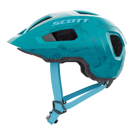 Scott Supra JR cerulean blue dětská cyklistická helma