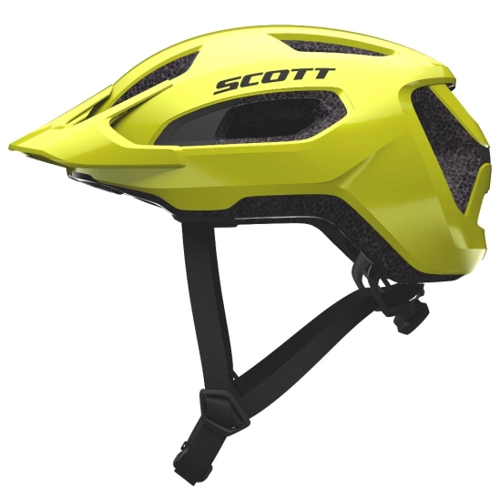 Scott Supra radium yellow cyklistická helma
