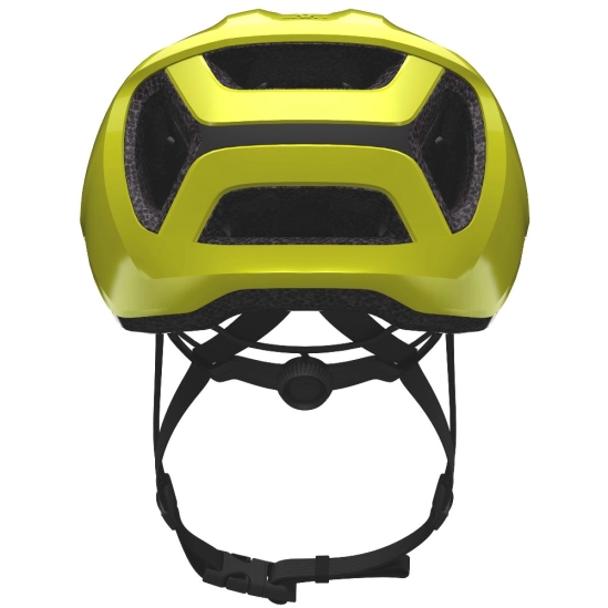 Scott Supra radium yellow cyklistická helma