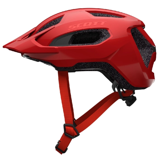 Scott Supra striker red cyklistická helma