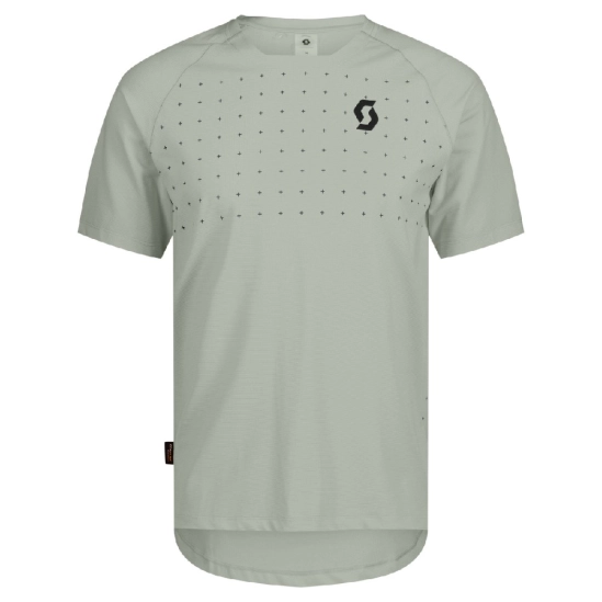 Scott Trail Vertic Pro SS spray grey pánský dres