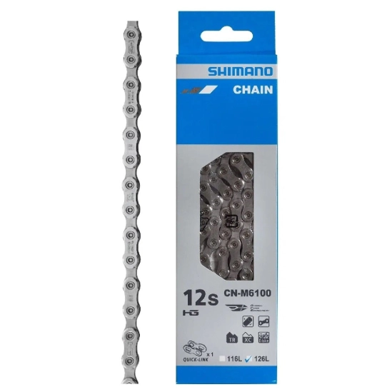Shimano CN-M6100 řetěz Deore 12 rychl., 126 čl., s rychlospojkou