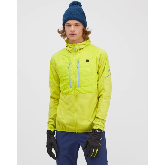 Silvini CORE lime-blue pánská zateplená bunda