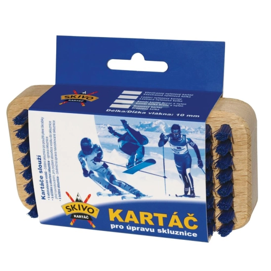 Skivo leštící nylonový kartáč - modrý