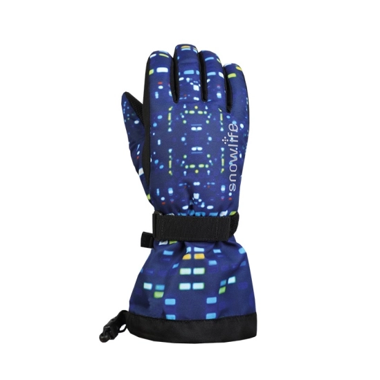 Snowlife JR Long Cuff DT Colored lights dětské rukavice
