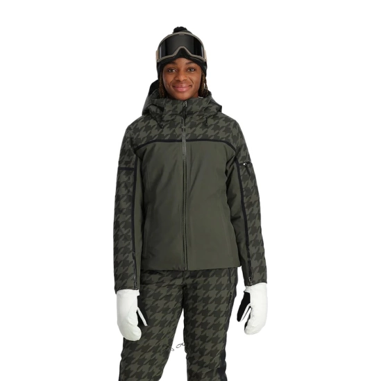 Spyder Poise Jacket Wintermoss dámská lyžařská bunda
