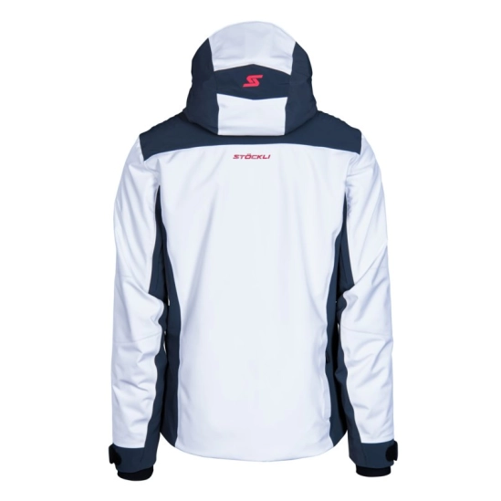 Stöckli RACE Ski jacket antra/white pánská lyžařská bunda