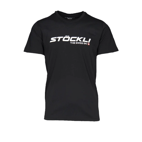 Stöckli T-SHIRT black pánské triko