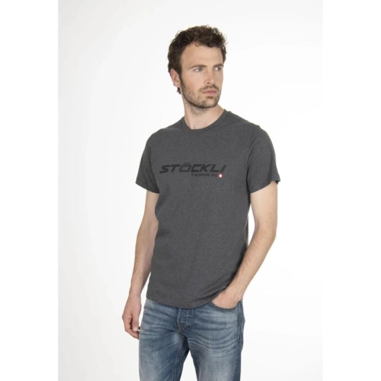 Stöckli T-SHIRT Dark Grey Melange pánské triko vel.XXL