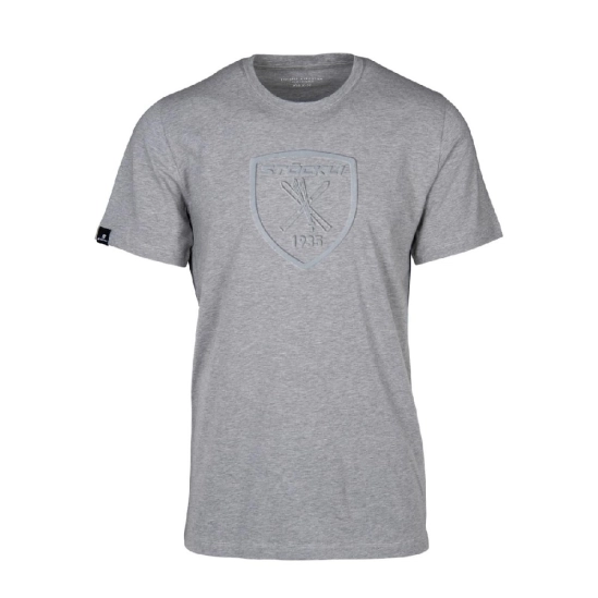 Stöckli T-SHIRT Retro 1935 Silver melange pánské triko