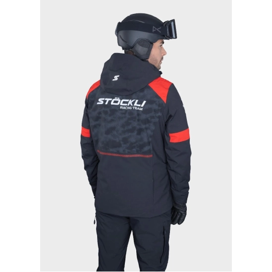 Stöckli WRT Jacket black/red pánská lyžařská bunda