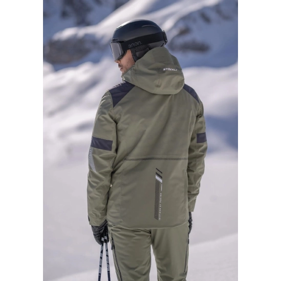 Stöckli WRT Jacket moss/antra pánská lyžařská bunda