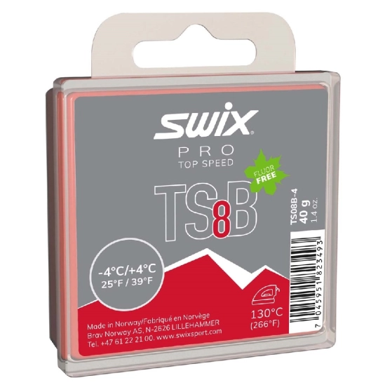 Swix TS8B Top speed B red vosk skluzný, 40g, -4°C/+4°C