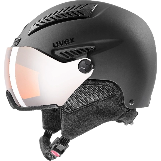 Uvex HLMT 600 Visor Black mat helma s visorem