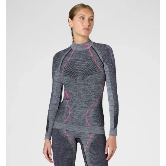 UYN Ambityon Shirt LS Melange Turtle neck dámské funkční triko