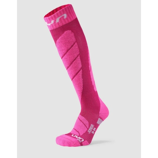 UYN Junior Ski Socks Pink dětské lyžařské ponožky
