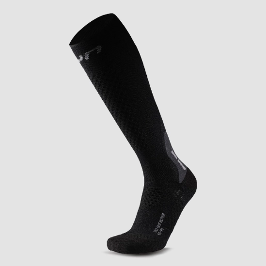 UYN Ski One Alpine Merino Socks Black/Grey lyžařské podkolenky