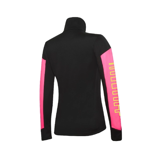 Zero RH+ LOGO W jersey black/pop pink/acid green dámská mikina